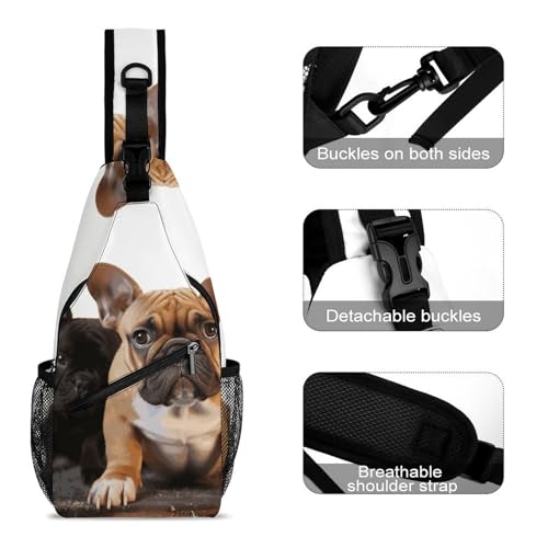 Bolso Sling Bag Crossbody Casual Unisex 15x8x4 pulgadas miniatura 3