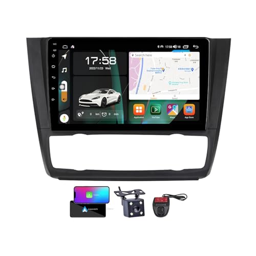 Autoradio Android 13 pour BMW Série 1 E81 E82 E88 avec CarPlay et Bluetooth - 2
