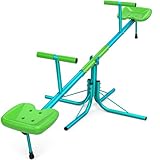 Amictoy Seesaw, Sit and Spin Teeter Totter, 100 Lbs Heavy Duty 2023 Upgraded Model, Kids Outdoor Playground Equipment, Outside Toys Set, Swiveling 360 Degrees Rotating for Kids 4-8 Safety Certified