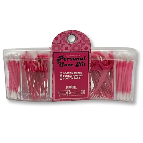 Rucci Personal Care Kit, 5-in-1 Travel Hygiene Pack, Include Cotton
