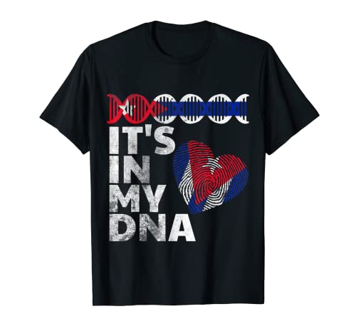 Cuba Heart Flag It's in my DNA Orgullo Cubano Orgullo Cubano Retro Camiseta