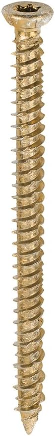 TIMCO ZYP Multi-Fix Concrete Screw - 7.5 x 100 - Yellow - Box of 100