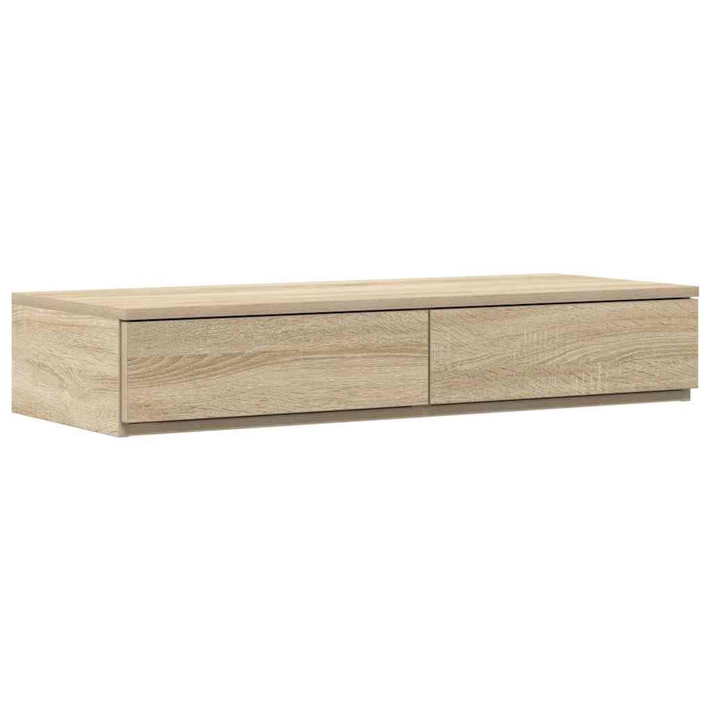 Tiroirs de lit en bois 80x36cm, module push-to-open multifonction minimaliste