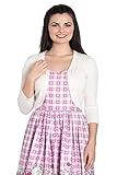 Hell Bunny Maggie Bolero Vintage Retro Cardigan Rockabilly 50's Knit Retro Top - Ivory (S)