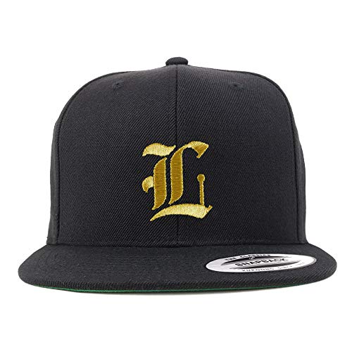 Gorra Snapback Bordada Flatbill Negra Talla Única miniatura 1