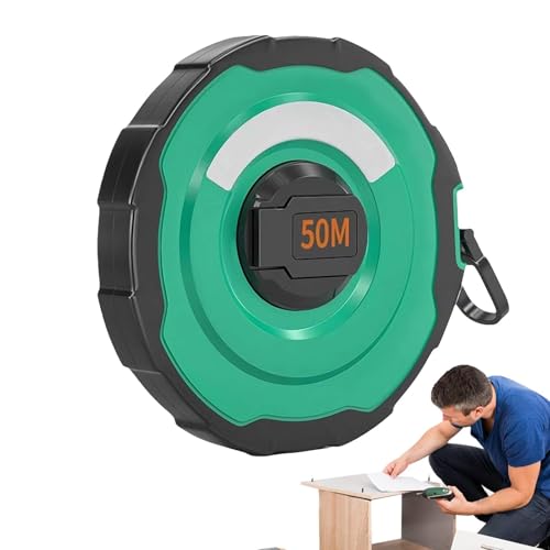 Medición de cuero precisa y cinta métrica ergonómica para carpintería y obras