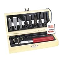 Algopix Similar Product 20 - Woodworking Knife Set by Excel Blades 