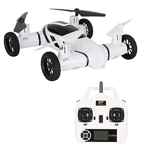 HT HONOR TRUST Drone for Kids Flying Remote Control Car ground 2 in 1 Headless Mode 3D Flip Led Light Bonus Battery