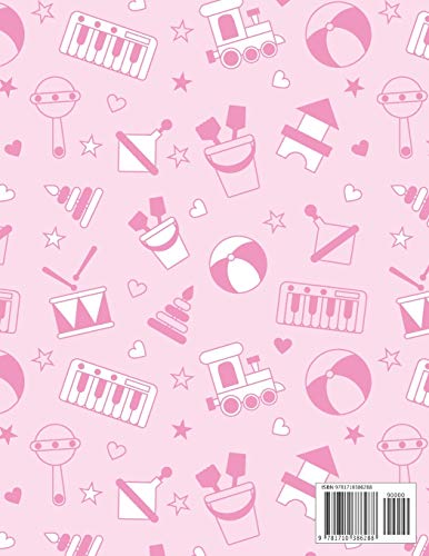 Sketchbook: 8.5 x 11 Notebook for Creative Drawing and Sketching Activities with Baby Toys Themed Cover Design image 4