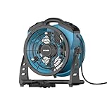 XPower Misting Fan Outdoor Cooling Oscillating Heavy Duty Powerful High Velocity Ideal for Camping Patios Picnics & More (FM-65)