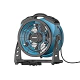 XPower Misting Fan Outdoor Cooling Oscillating Heavy Duty Powerful High Velocity Ideal for Camping, Patios Picnics & More (FM-65)