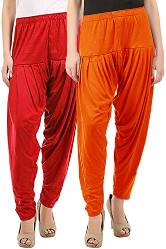 Image of Buy That Trendz Patiala Salwar for Women Viscose Patiala Pant Combo