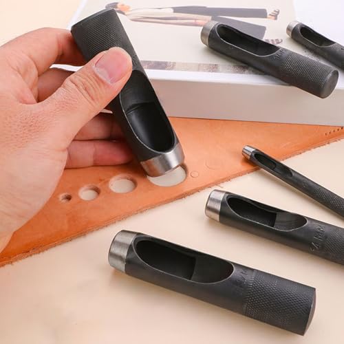 Lot perforatrices creuses 4-20mm pour percer le cuir proprement