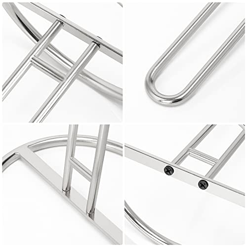 Nearmoon Paper Towel Holder Countertop, Sturdy Kitchen Paper Towel Stand Dispenser-All Metal, Standard Or Jumbo-Sized For Kitchen Countertop, Farmhouse, Living Room (1 Pack, Chrome Finish) #TOP3