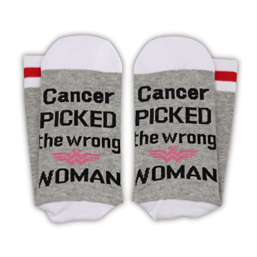 Calcetines para mujer JTOUK con cinta del cáncer de mama en tejido suave de algodón 3
