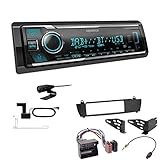 KMM-BT508DAB mit Radioeinbaukit für BMW X3 (E83) Baujahr: 2004-2010, Blendenfarbe: schwarz