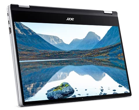 Acer 2022 Convertible 2-In-1 Chromebook-14Inch Frameless Fhd Ips Touchscreen, Ryzen 3 Up To 3.35Ghz, 4Gb Ram, 64Gb Ssd, Backlit Keyboard, 6Th Gen Wifi, Metal Chassis, Chrome Os(Renewed) (Dale Silver) #TOP2