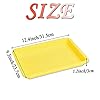 10 Pcs Plastic Art Trays,Multicolor Activity Tray Organizer Serving Tray for Crafts,DIY Projects,Painting,Beads,Organizing Supply #1