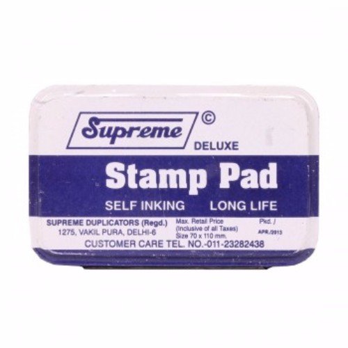 Supreme Stamp Pad Big (50 pcs) Amazon.in Office Products