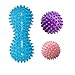 Igelbälle Massageball, 3er Set Igelball Set, Massagebälle mit Noppen, Noppenball für den Stress Reflexologie und Triggerpunkt, Massageball Muskel Roller in verschiedenen Härtegraden 3er Set günstig Kaufen-Igelbälle Massageball, 3er Set Igelball Set, Massagebälle mit Noppen, Noppenball für den Stress Reflexologie und Triggerpunkt, Massageball Muskel Roller in verschiedenen Härtegraden
