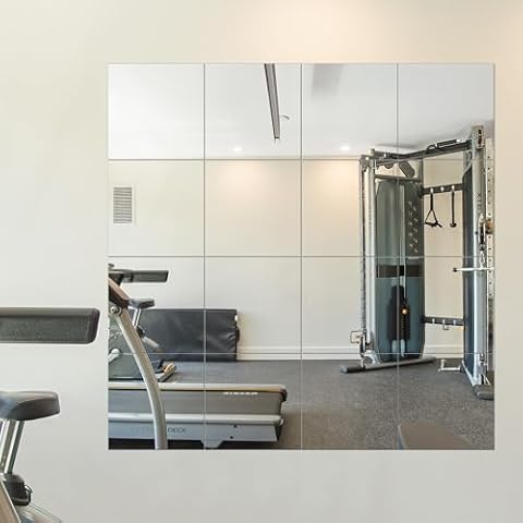 Delma 12'' x 12'' Home Gym Mirrors (16 PCS) Cover
