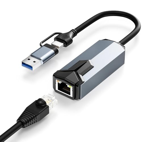 Image of ZORBES USB C to 2.5 Gbps Ethernet Adapter, RJ45 LAN Converter