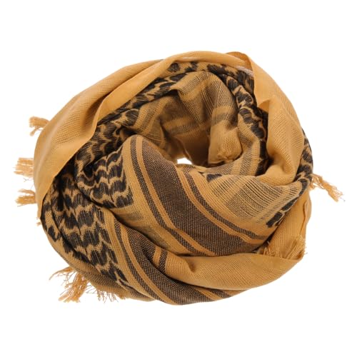 PACKOVE Scarf Shawl Warm Keeping for Women Men Comfortable Material Turban for Men Arab Scarf for Outdoor Activities
