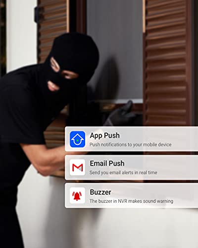 Système de Sécurité ANNKE PoE 6MP NVR 8 Canaux avec Disque Dur - Geekodrome: Boutique d'accessoires geek Notifications en temps réel