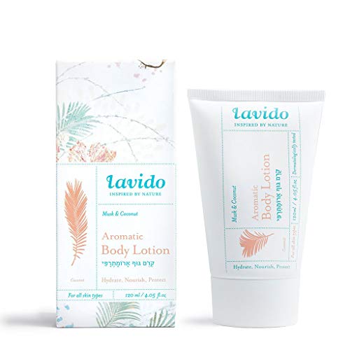 Lavido - Natural Aromatic Body Lotion (Coconut) (4.05 fl oz | 120 ml) | Clean, Non-Toxic Skincare