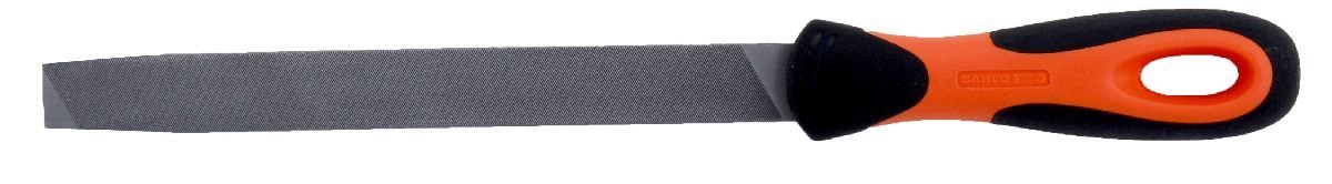 Bahco 1-143-12-1-2 Cut-1 Mill File with 2 Flat Edges, Multi-Colour, 300 x 30 x 5.0 mm
