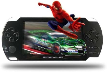 SUBOR SB-39B 4.3" LCD Portable PSP Game Console MP3/MP4/MP5 Media player PSP Style (2000games biuld-in) Media Player / Camera/av-out/tf - Black (4Gb)