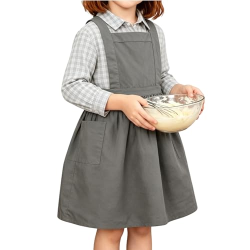 Tablier enfant coton ITODA anti-taches pour peinture et cuisson