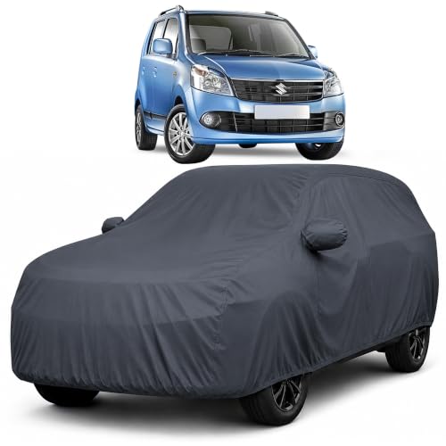 Image of Autofact Premium Car Cover for Wagonr 2010-2018 | All Weather Waterproof Full Body Car Cover | Light-Weight Triple-Stitched Outdoor Shield with UV Protection, Dustproof & Heat-Resistant