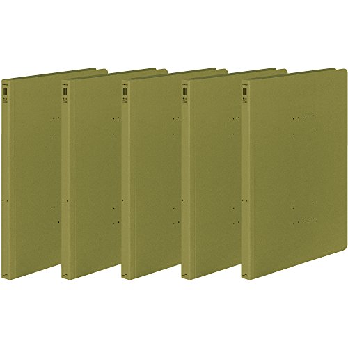 コクヨ ファイル フラットファイル NEOS A4 5冊 オリーブグリーン フ-NE10DGX5