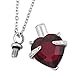 Lantern Low LuckyJewelry Heart Cremation URN Necklace for Ashes Jewelry Memorial Keepsake Pendant