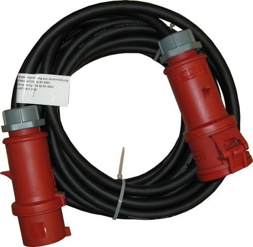 Adattatore Cee MENAYODA 63 A 400 V Maschio A 32 A 400 V Accoppiamento Ad Alta Corrente Con Interruttore Di Protezione 32 A U2013 IP44 CEE Spina Quadro - 5