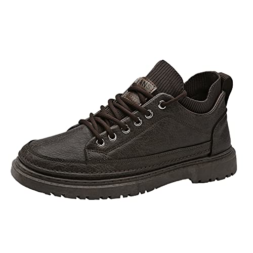 Woaikeyu - Zapatillas de deporte para hombre, planas, moda, para coche, costura, punta redonda, lona, casual, cómodo, único y terciopelo, deporte, zapatos, Bw2, 39 EU