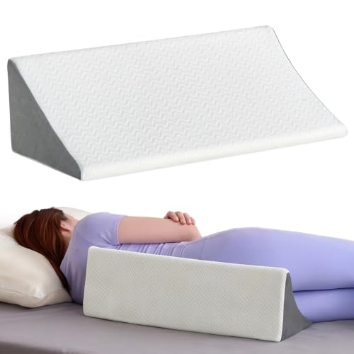 Image of Vekkia Wedge Pillow for Side Sleeping, Back Support with High-Density Foam