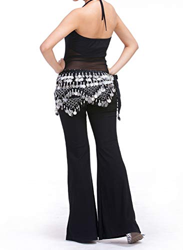 Aivtalk Women Belly Dance Hip Scarf with Coins Velvet Belly Dance Belt 320 Coins3