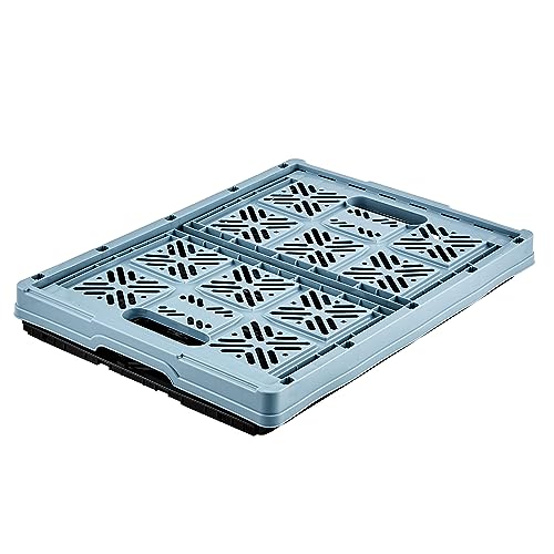 keeeper Stabile Klappbox Ida, Stabiler Kunststoff (PP), 48 x 35 x 23 cm, 32 l, Nordic Blue
