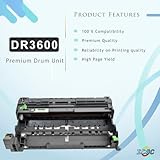ECSC Drum Unit DR3600 For Printer, Compatible With Brother HL-L5210DN HL-L5210DW HL-L5215DN HL-L6410DN HL-L6415DN MFC-L5710DN (Black, 1-Pack) - Image 3
