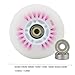 JCXYL EV 90A Flash Inline Skate Wheels 62mm 64mm 68mm 70mm 72mm 76mm 80mm 90mm 100mm 110mm 125mm Roller Skate Wheels PU Lighting Skating Wheel,Purple,100mm