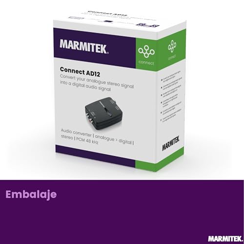 Convertidor ADC Marmitek Connect AD12 soluciona la falta de salidas digitales en audio RCA 7