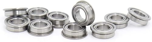VSPPJYFG TMP1105 Flange Ball Bearings MF95ZZ Flange Ball Bearing ABEC-1 MF95 Z ZZ Miniature Flanged Deep Groove Ball Bearings 5x9x3 mm