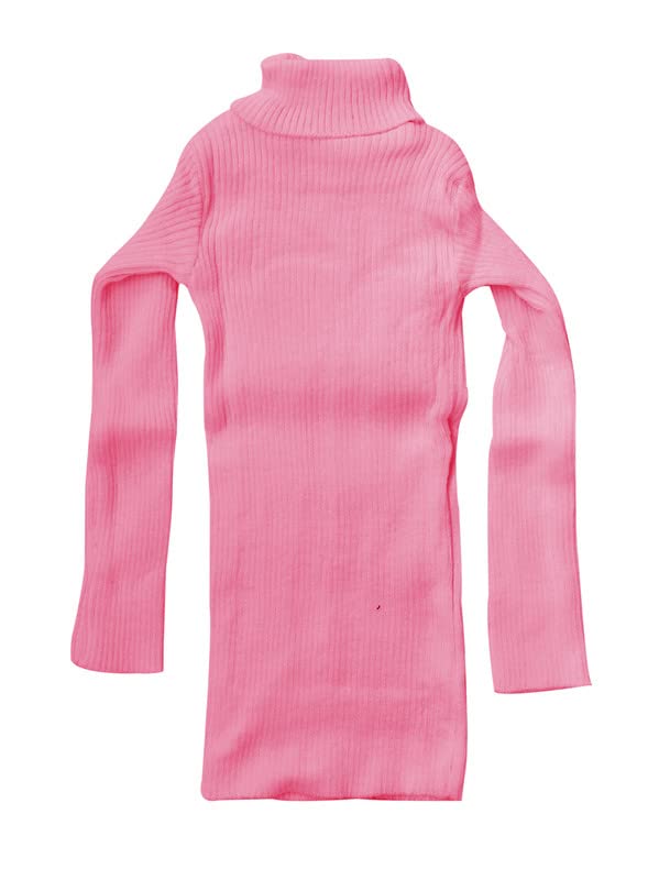 Image of IndiWeaves Girls Wollen Warm High Neck Full Sleeves T-Shirt /Inner /Skivvy for Winter (Pack of 2) Red /Pink 12-14 Years 10110-0106-IW-P2-32