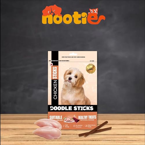 Image of Doodle Sticks Suitable for All Breads Healthy Treats with Real Chicken (Chicken Sticks)