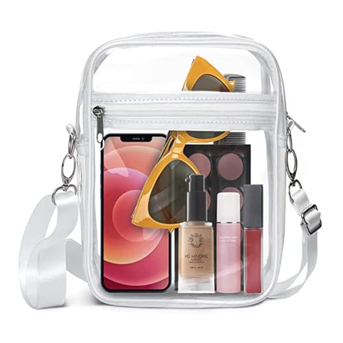YingStar Bolso Transparente Neceser Pequeño Bolso Bandolera Movil Bolso Mano Bolso Cruzado Verano Bolso Hombro Impermeable Bolso Playa Messenger Bag Bolsitos Bandolera Pequeña Bolsa para Mujer Hombre