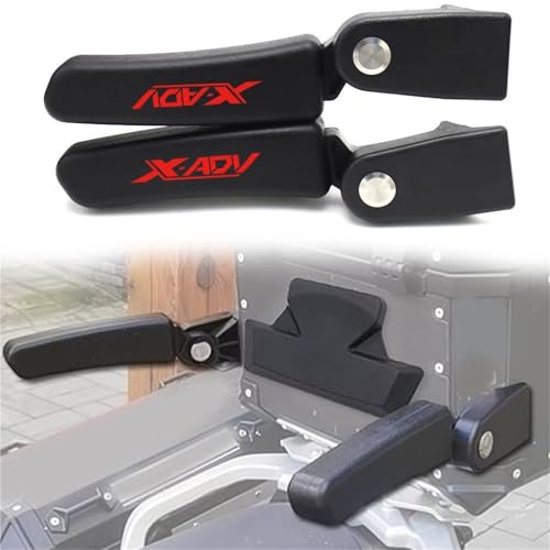 H-ONDA XADV750 X-ADV 750�I�[�g�o�C���A�{�b�N�X����ȃA�[�����X�g�A�N�Z�T���[�܂肽���݃T�C�h�肷��p���A�n���h��(�u���b�N-�V���o�[)