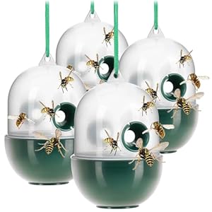 com-four® 4X Insektenfalle Lebendfalle