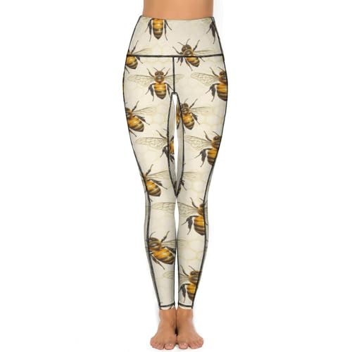 Legging abeille taille haute qui ne glisse pas durant l'effort - 3